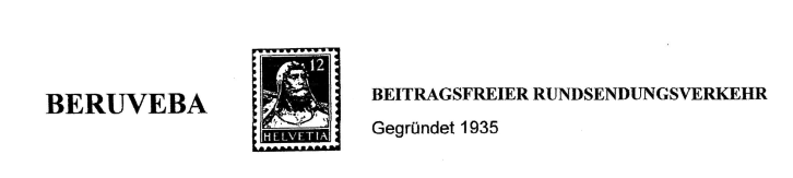 BERUVEBA (Beitragsfreier Rundsendungsverkehr Basel) BERUVEBA (Beitragsfreier Rundsendungsverkehr Basel)